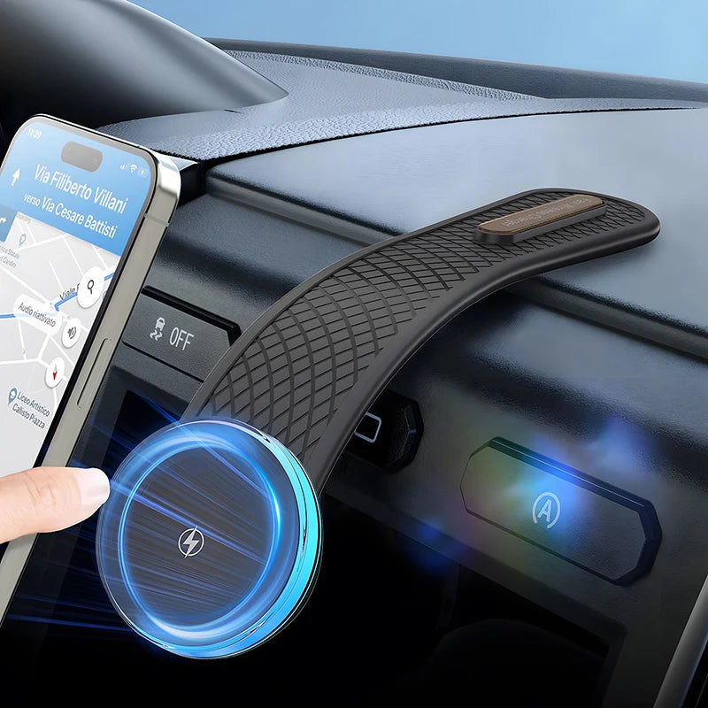 Magnetic Wireless Charger Car Adjustable Phone Holder for Magsafe iPhone 16 15 14 13 12 Pro Max 15W Fast Charging Car Charger
