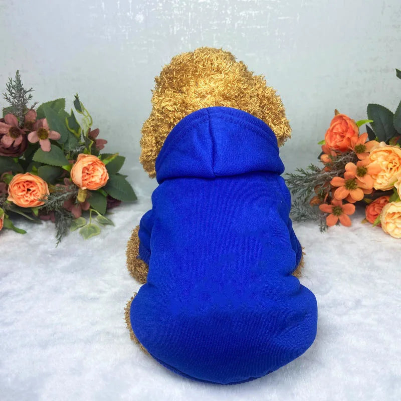 Warm Fleece Dog Hoodie Jacket