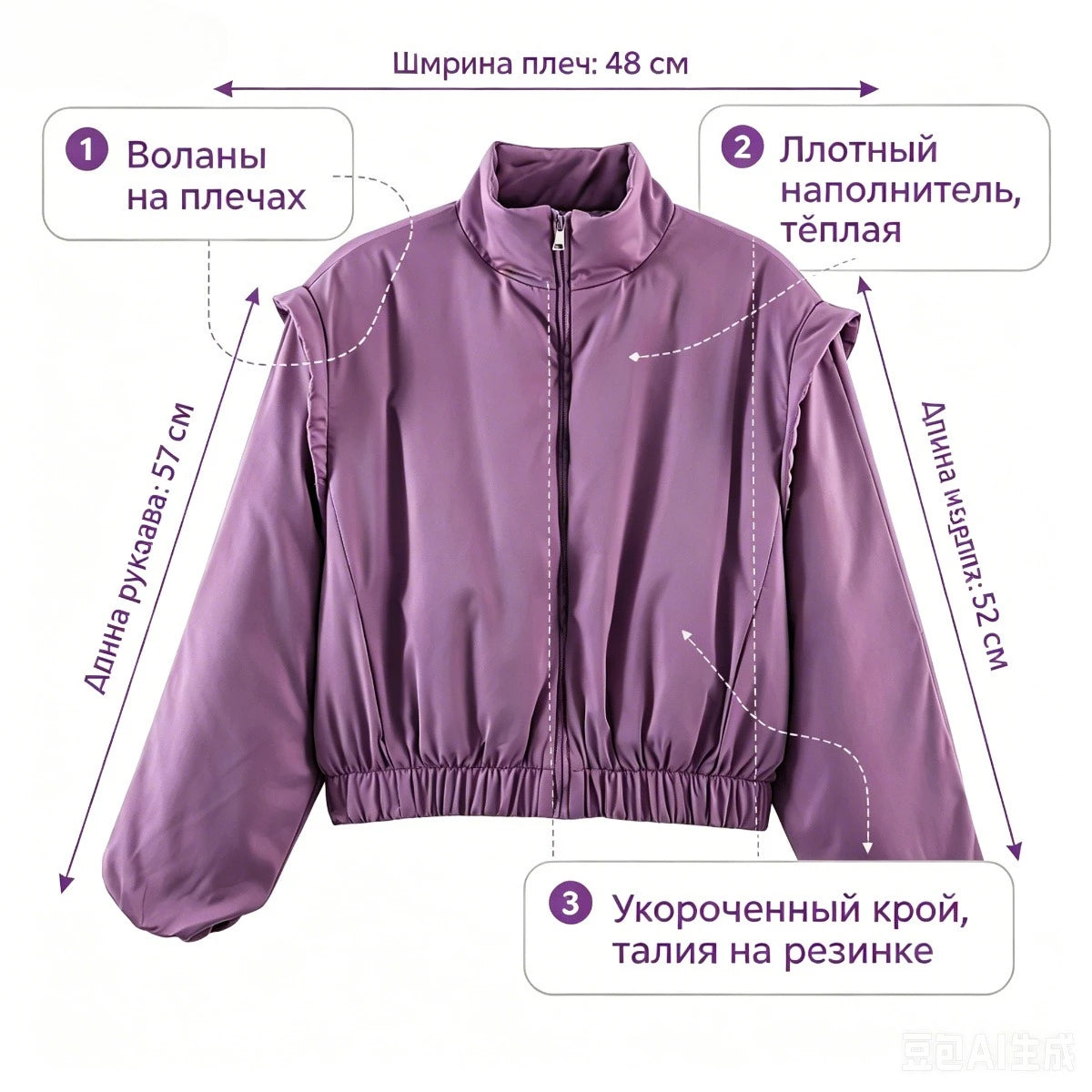 Women's Satin Bomber Jacket.  Lightweight Zip-Up Casual Coat with Stand Collar
