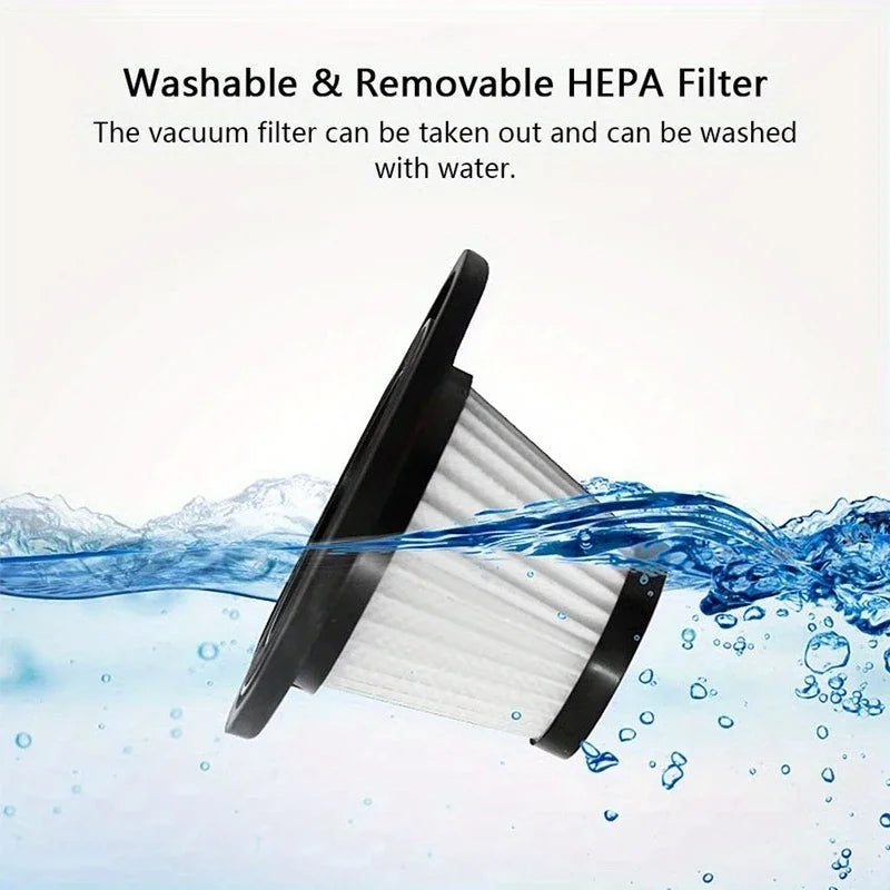 Cordless Handheld Vacuum Cleaner | Rechargeable Portable Car & Home Vacuum with Powerful Suction and Multi-Surface Cleaning