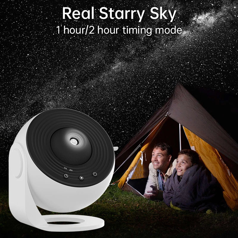 360° Rotating Galaxy Projector Night Light .Starry Sky Planetarium Lamp for Kids & Adults