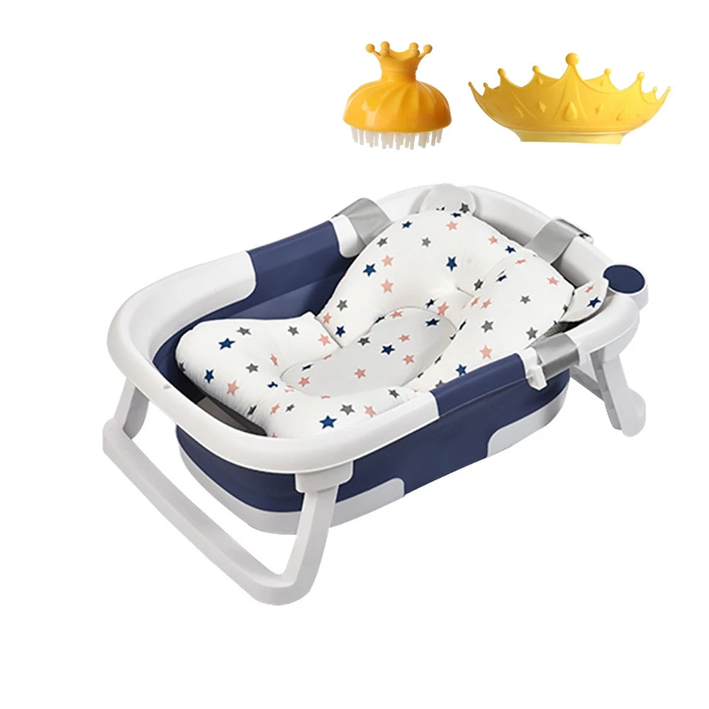 Portable Collapsible Baby Bathtub For Newborns To Toddlers