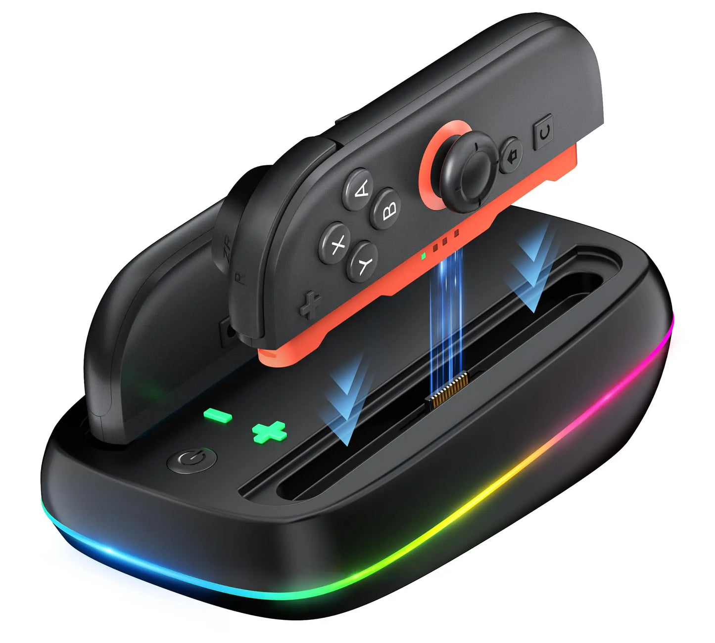 Controller Charging Dock for Nintendo Switch 2 Joy Con Charger Station Charger Stand with LED Indicator Switch Joycon Charger