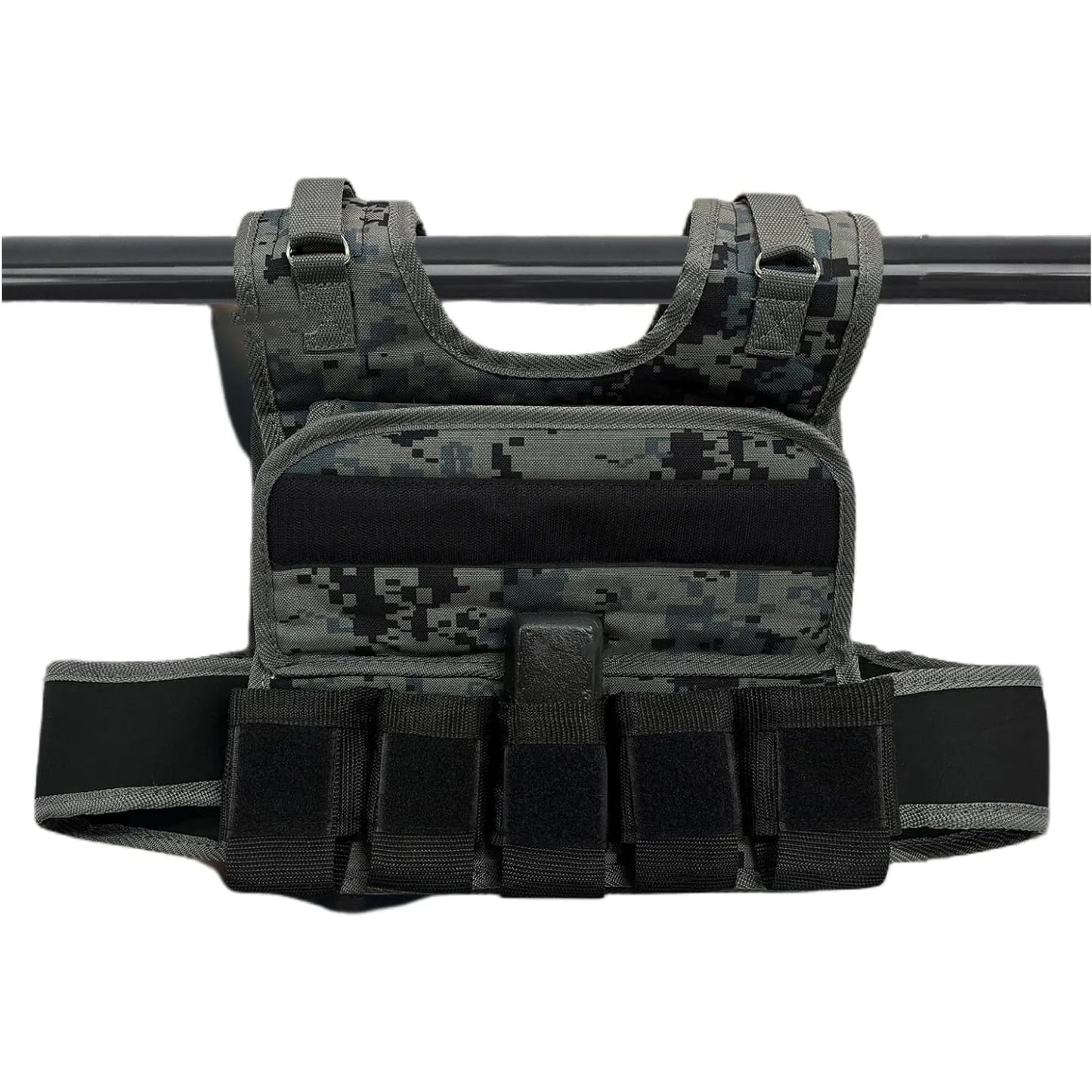 Adjustable 44 Lb Weighted Vest For Men With 19 Weights