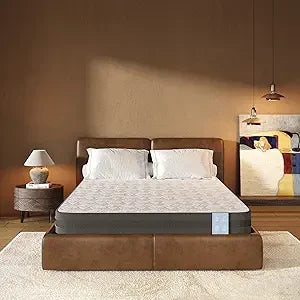 6'' Queen Size Cooling Gel Memory Foam Mattress, Viscose from Bamboo, Medium Firm, 10-Year Warranty, Mattress-in-A-Box, Certi-P
