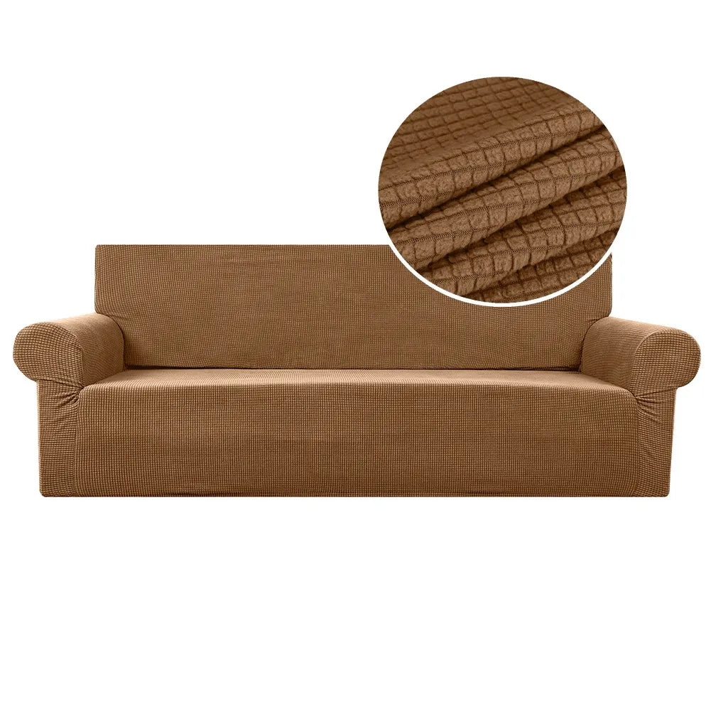 Jacquard Stretch Couch Cover Universal Sofa Covers Dog Cat Pets Friendly Washable Furniture Protector Fitted Sofa Slipcovers