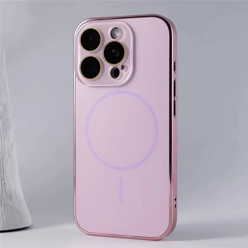 Sleek Magnetic Protective Phone Case with Camera Guard