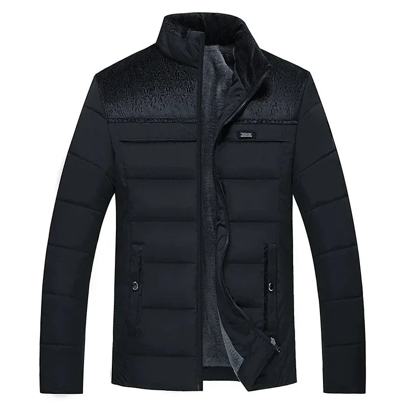 Men’s Plush Winter Puffer Jacket