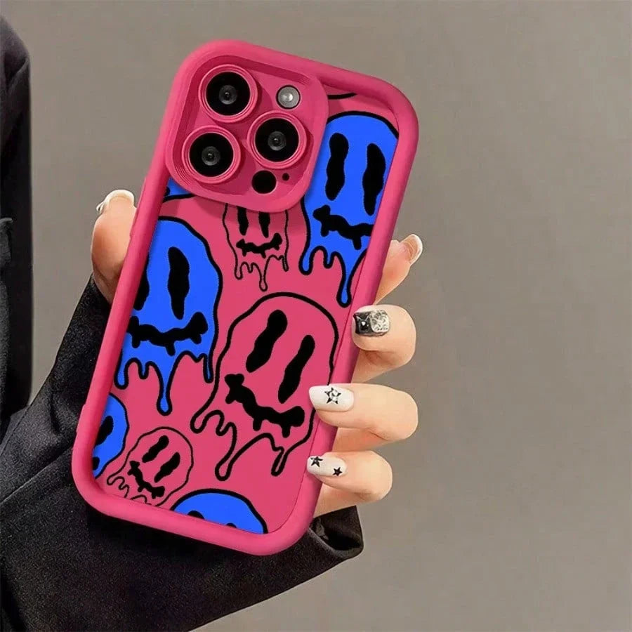 Stylish Soft Protective Phone Case for iPhone 11 12 13 14 15 16 17 Pro Max