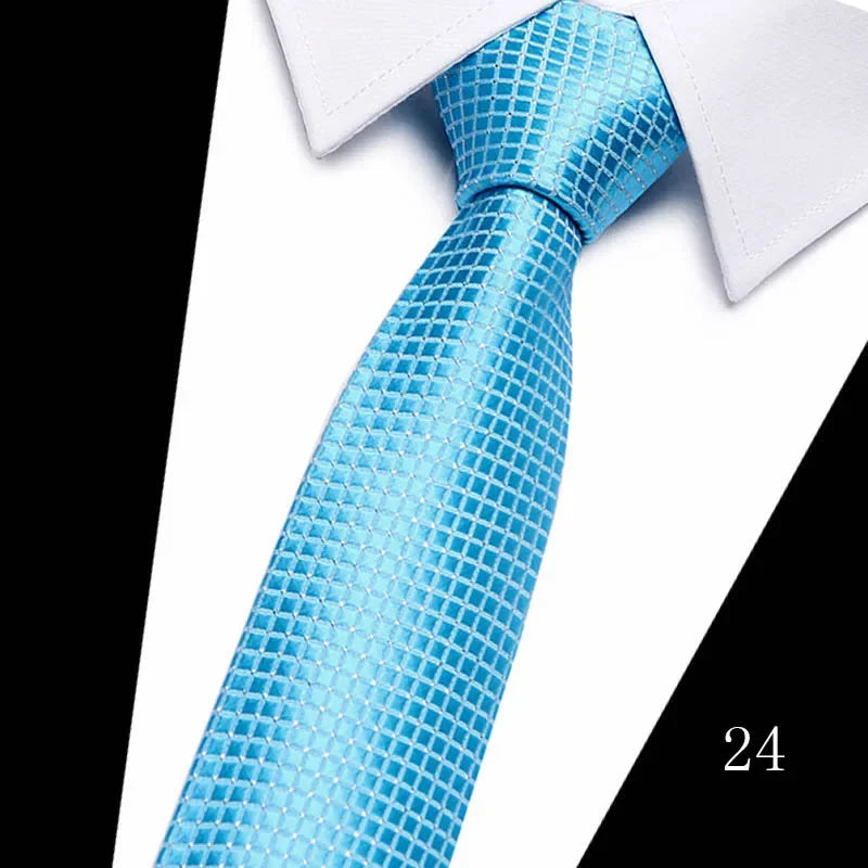 Men’s Colorful Classic Necktie . Fashion Business Wedding Tie Collection