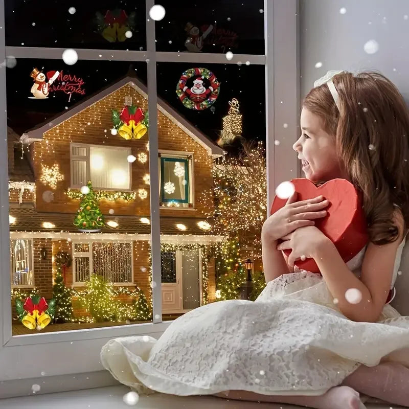 Christmas Snowflake Projector Light . Rotating LED Holiday Decoration with 16 Festive Patterns
