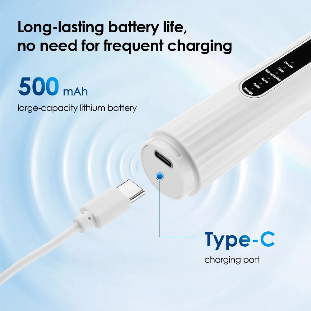 2 and 1 Electric Teeth Ultrasonic Electric Toothbrush Cleaner Dental Scaler Teeth Whitening Tartar Removal Sonic Tooth Brush