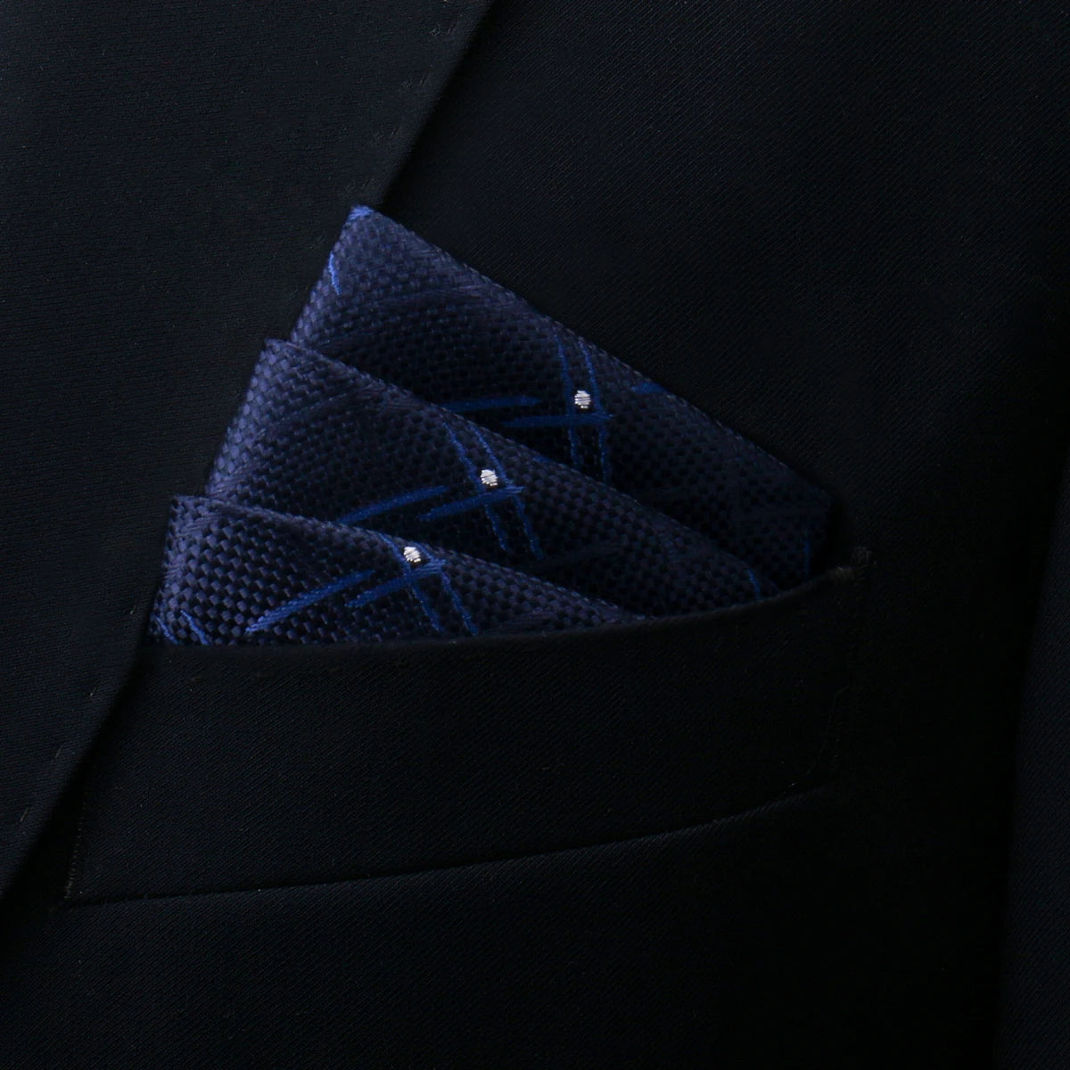 Luxury Men’s Pocket Square Handkerchief. Formal Suit Accessory