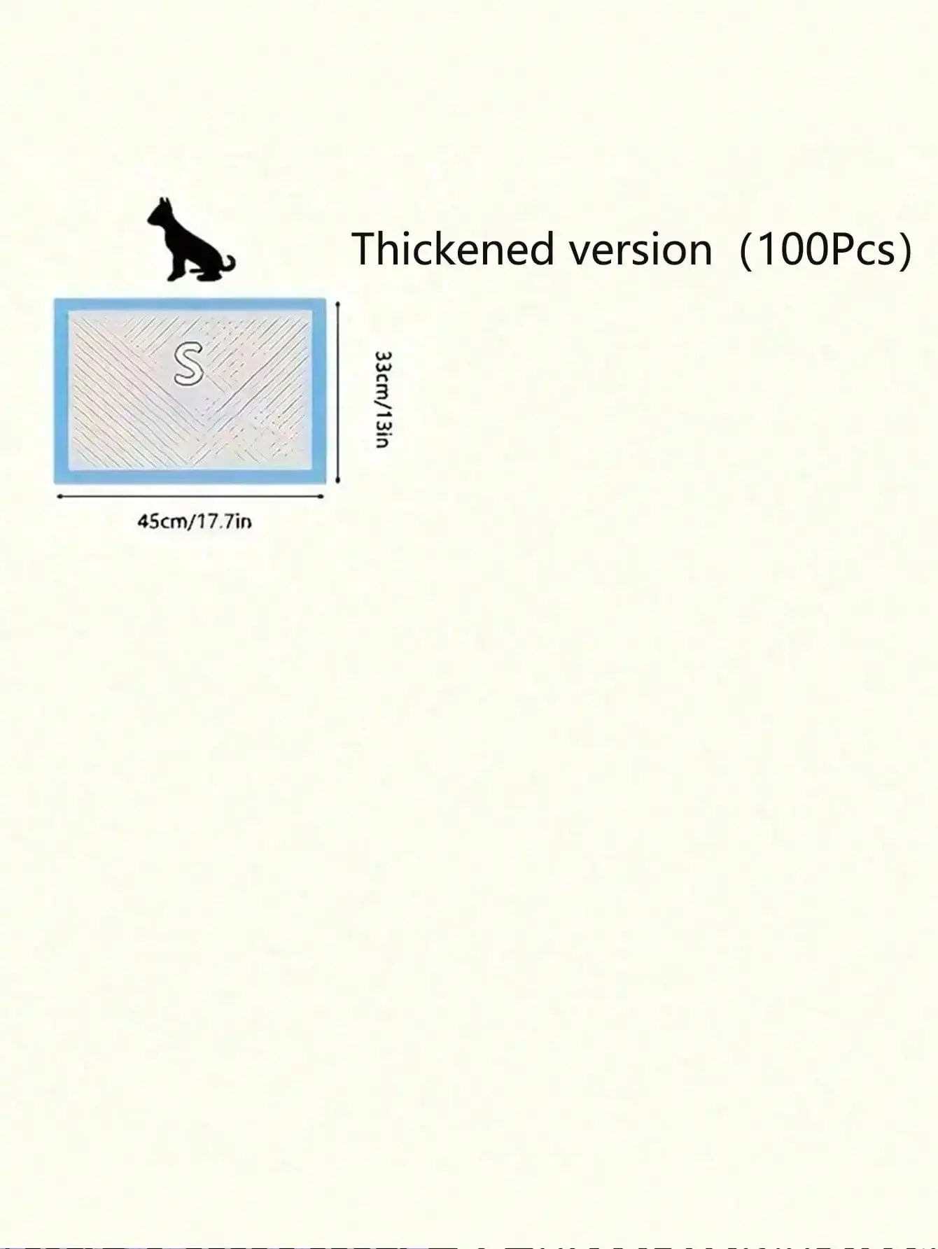 100 Pack Ultra Absorbent Puppy Training Pads