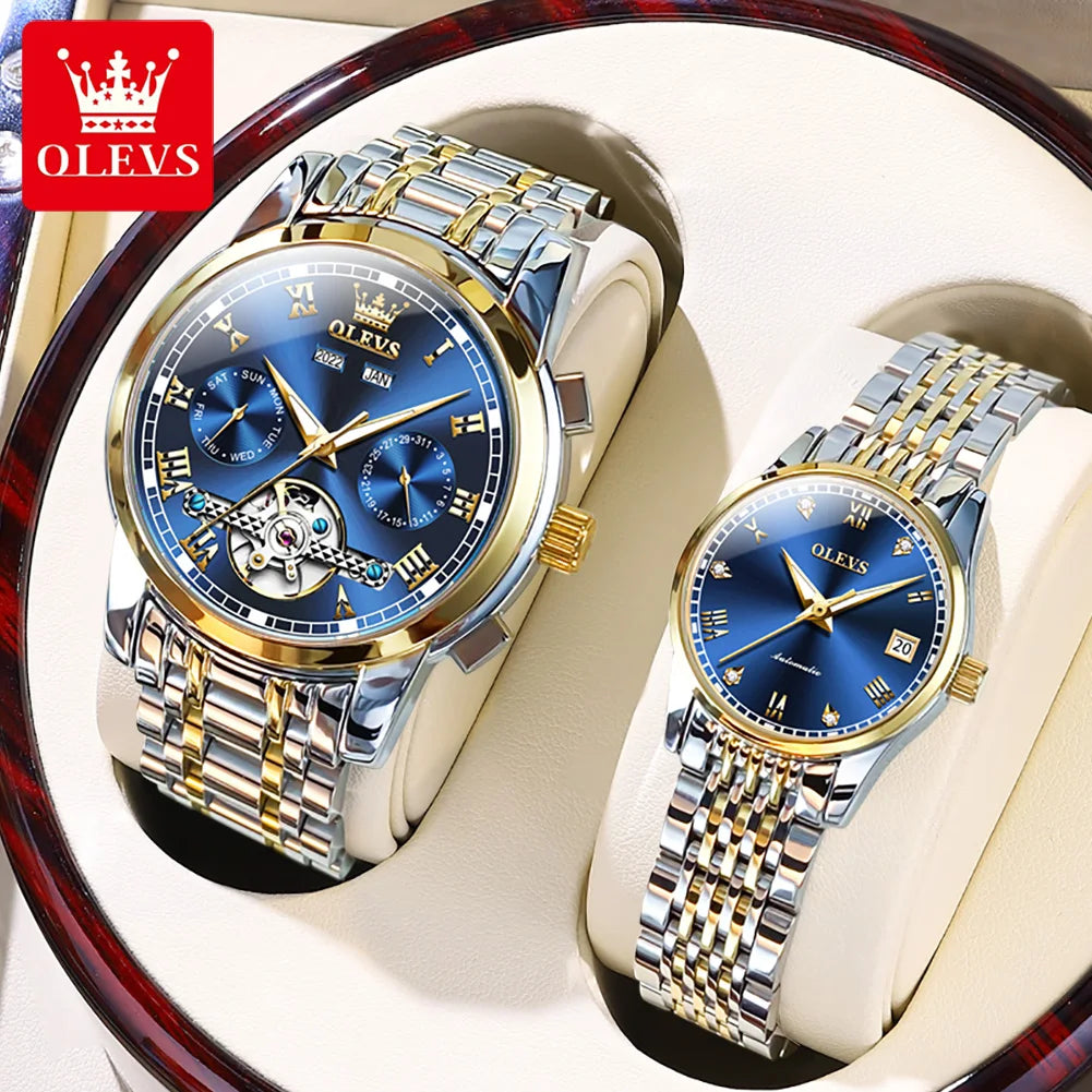 Women’s Luxury Stainless Steel Watch – Elegant Fashion Timepiece.