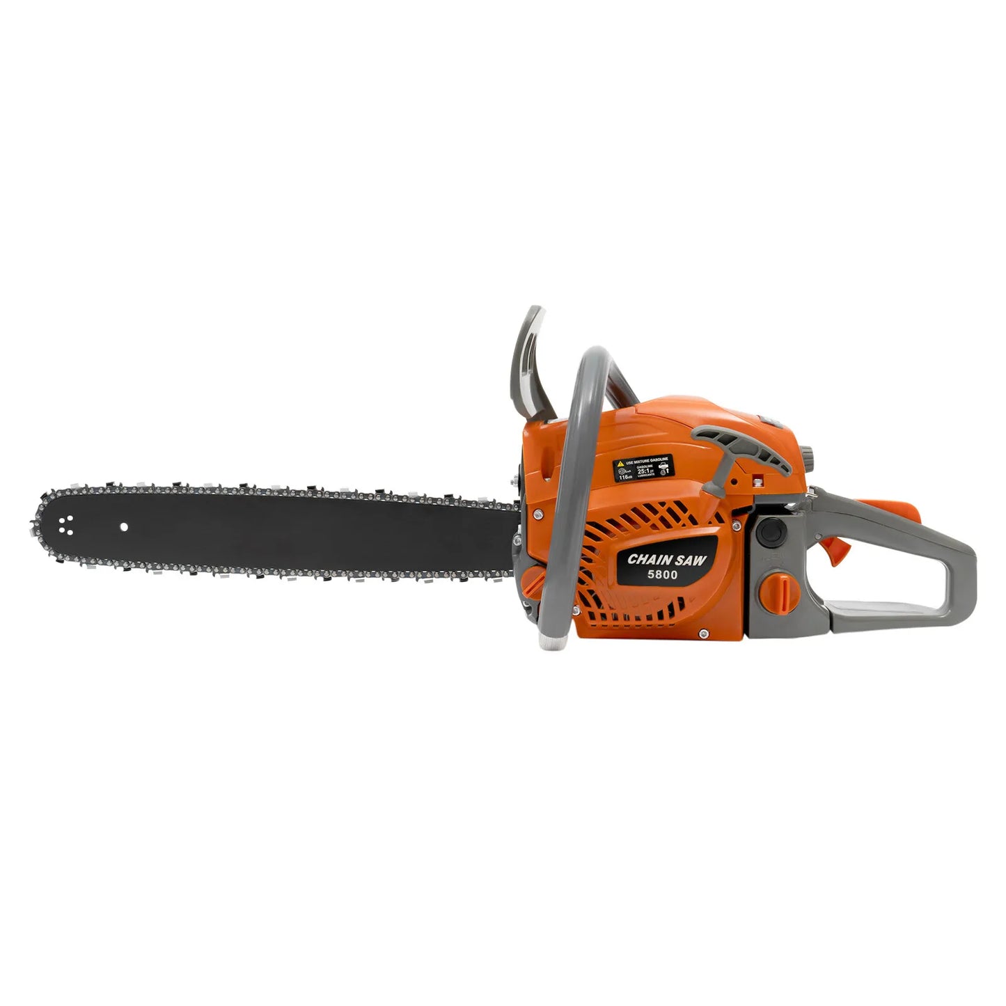 Convenient&Comfortable Gasoline Chainsaw - Hand-Pull Spring-Loaded Starter, Non-Slip Shock-Absorbing Ergonomic Handle