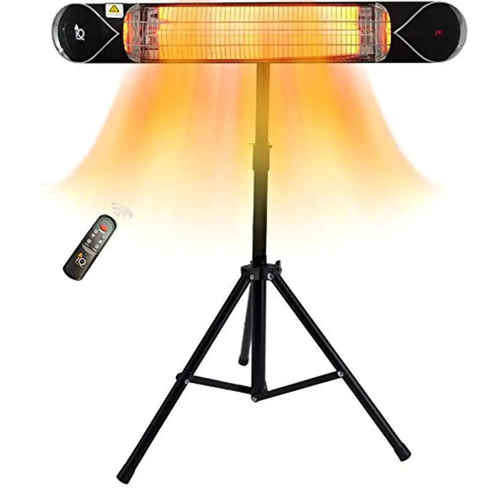 1500W Infrared Heater Portable Stand Up Wall Mount Quiet