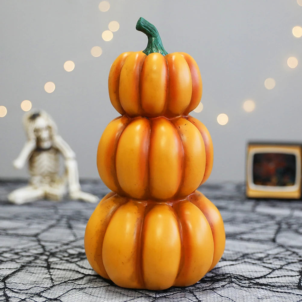Halloween Light Up Stacked Pumpkins Halloween Party Decor Indoor Outdoor Decorations Halloween Pumpkin Light