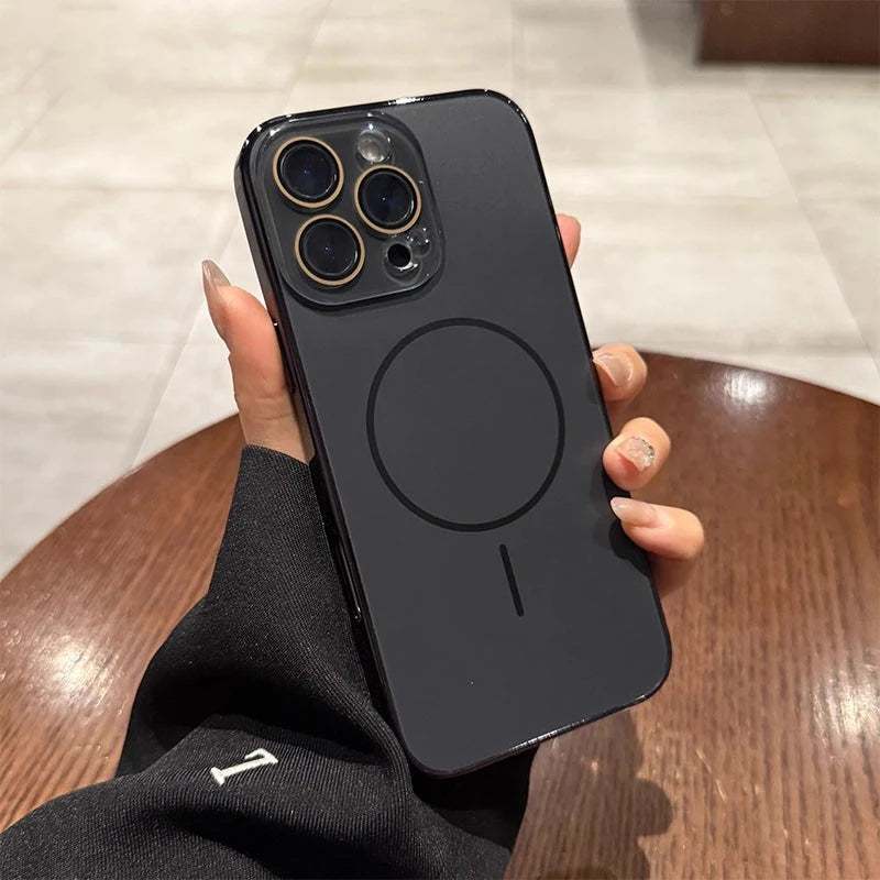 Sleek Magnetic Protective Phone Case with Camera Guard