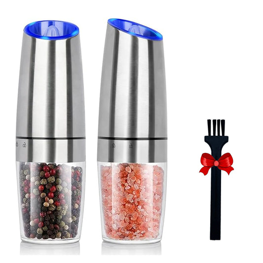 Automatic Gravity Electric Salt & Pepper Grinder Set