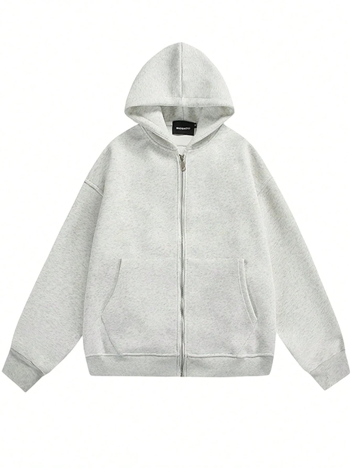 Men’s Minimalist Zip Up Hoodie Jacket