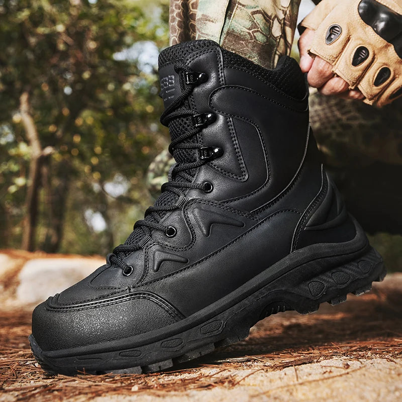 Mens Hiking Boots Combat Walking Casual Tactical Boots