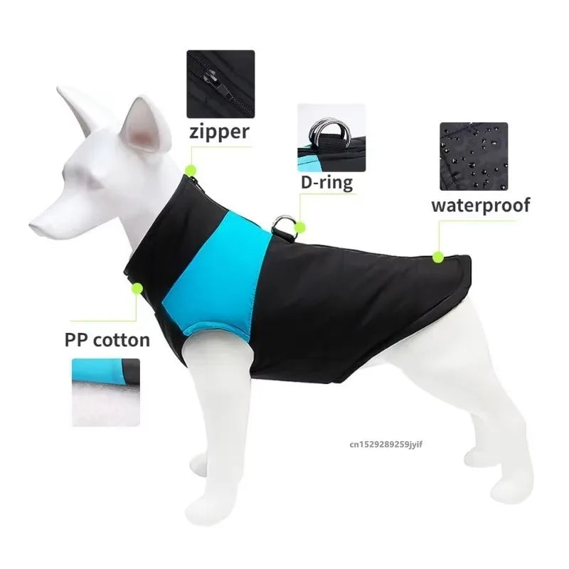 Waterproof Winter Dog Vest Jacket