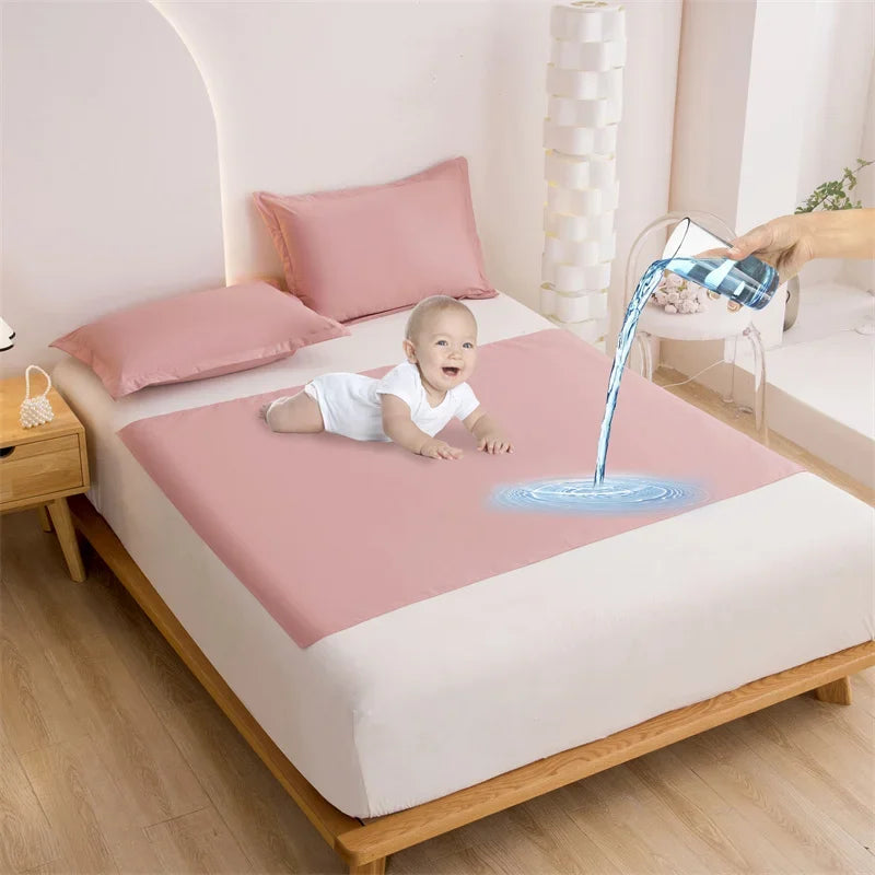 Waterproof Mattress Protector Cover. Soft Breathable TPU Bed Cover