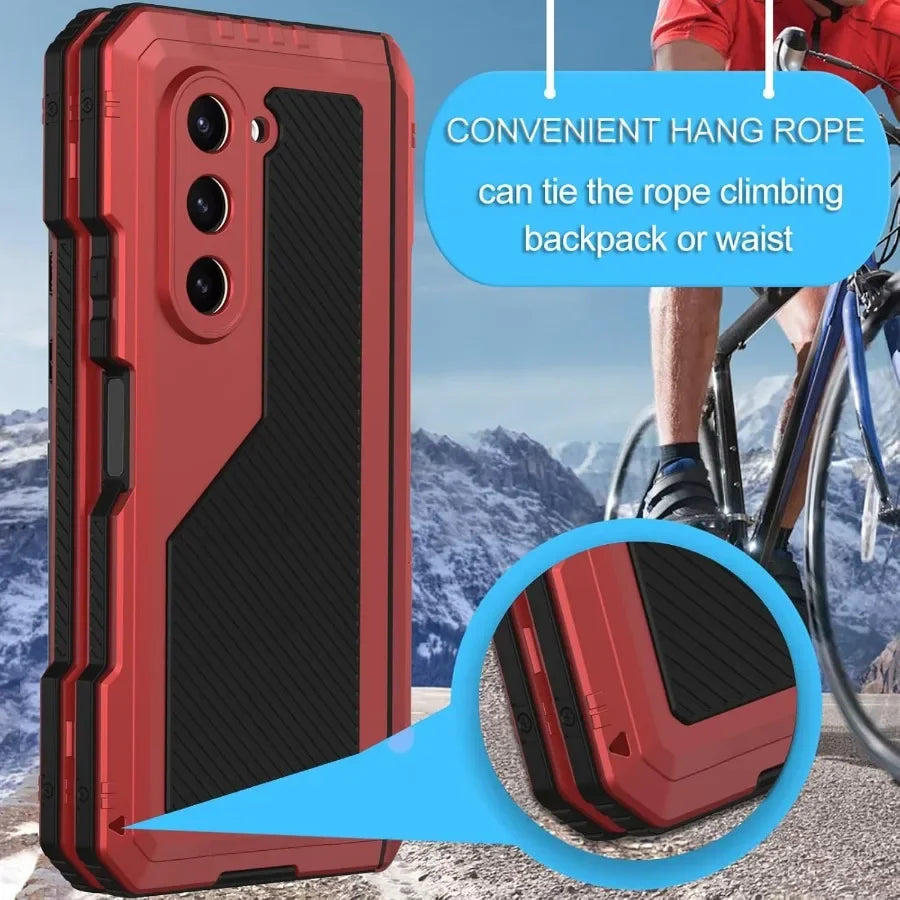 3 Layer Heavy Duty Shockproof Fold Phone Case
