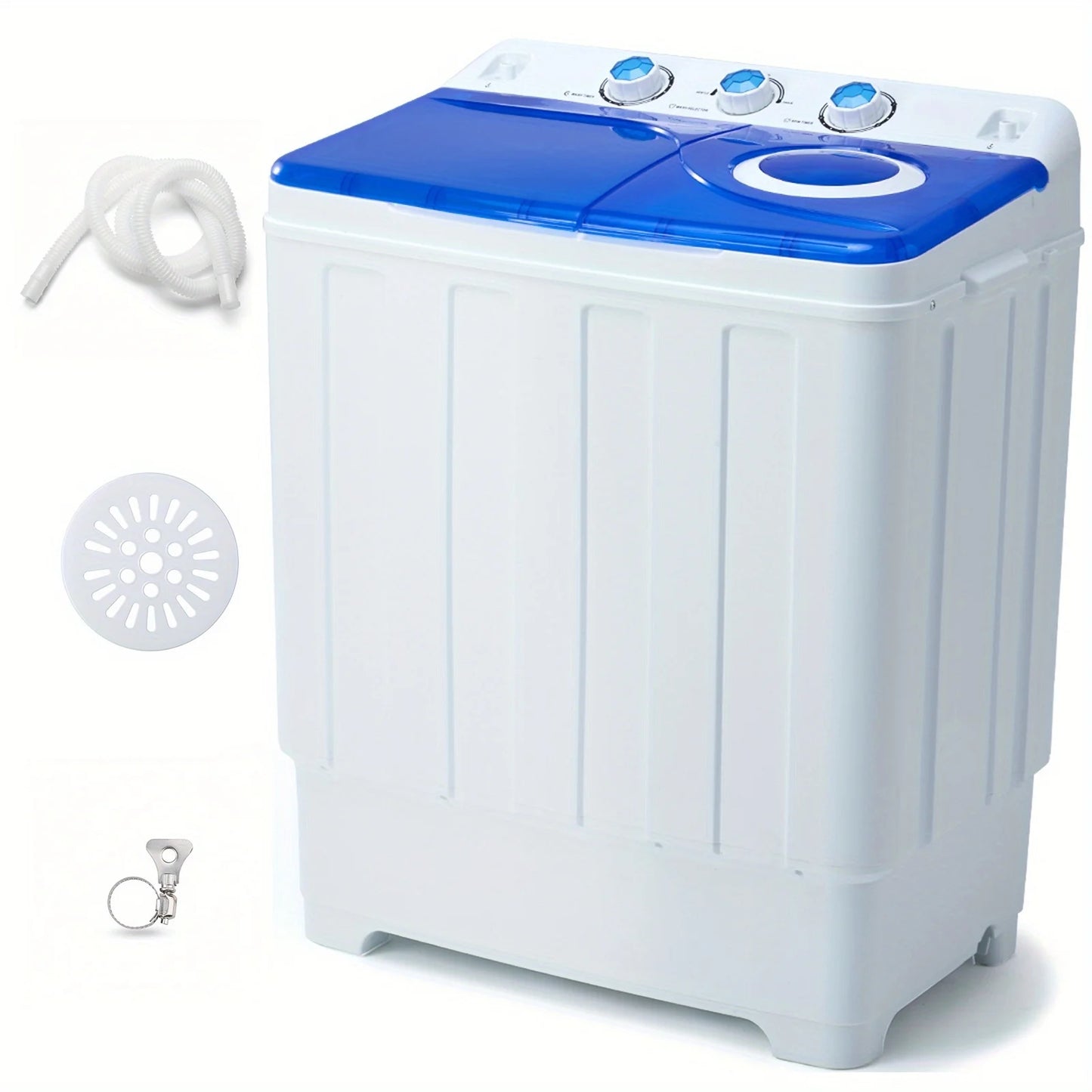 Portable Washing Machine & Spin Dryer Combo – Compact Twin Tub Washer for Apartments, RVs, Dorms & Small Spaces