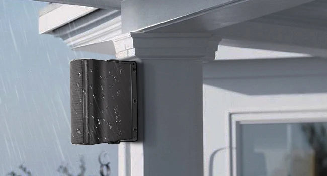 Herdio 6.5" 400W 2PCS Indoor Outdoor Bluetooth Speakers Wall Mount Speakers Waterproof Weather Resistant For Patio Garage Home