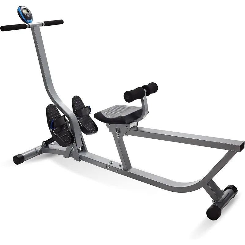Stamina Hydraulic Rower Machine with Smart Workout App - Rowing Machine with Adjustable Resistance for Home Gym Fitness