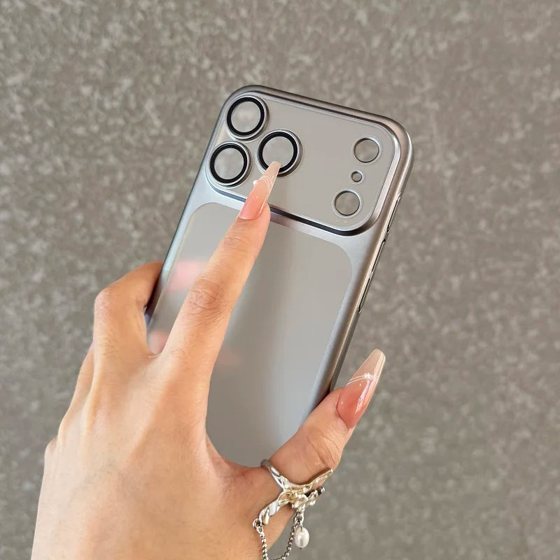 Luxury Clear Matte Phone Case with Camera Protection
