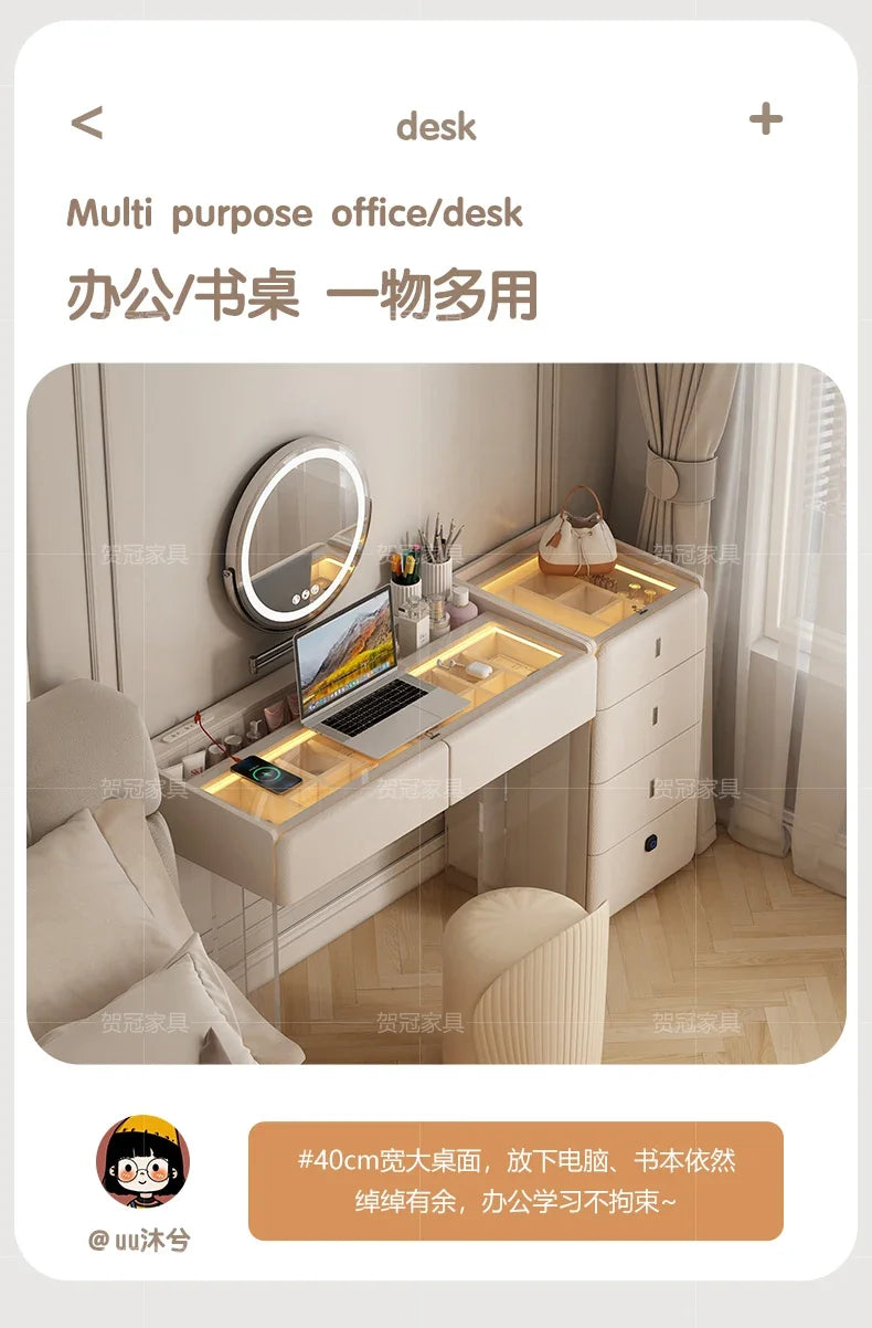 Furniture Luxury Modern Makeup Home Bedroom Items Salon Bedside Table Dresser Vanity Desk Room Woman Tocadores Dressing Girls