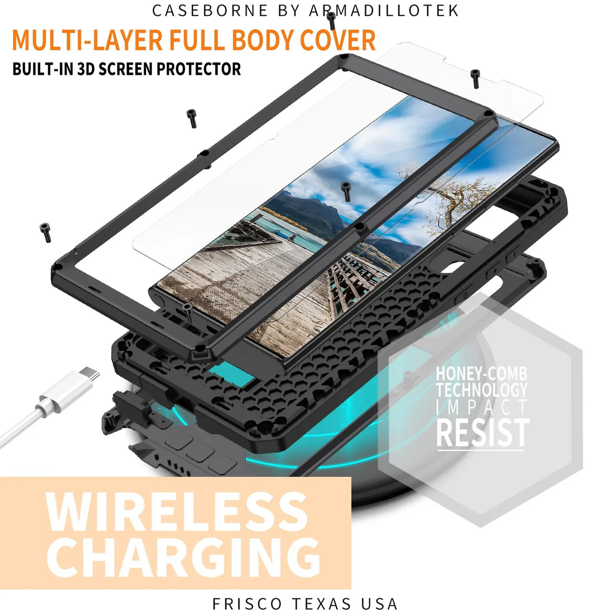 Military-Grade Full-Body Rugged Case for Samsung Galaxy S24 Series . Heavy Duty Shockproof Protective Phone Cover with Built-In Stand