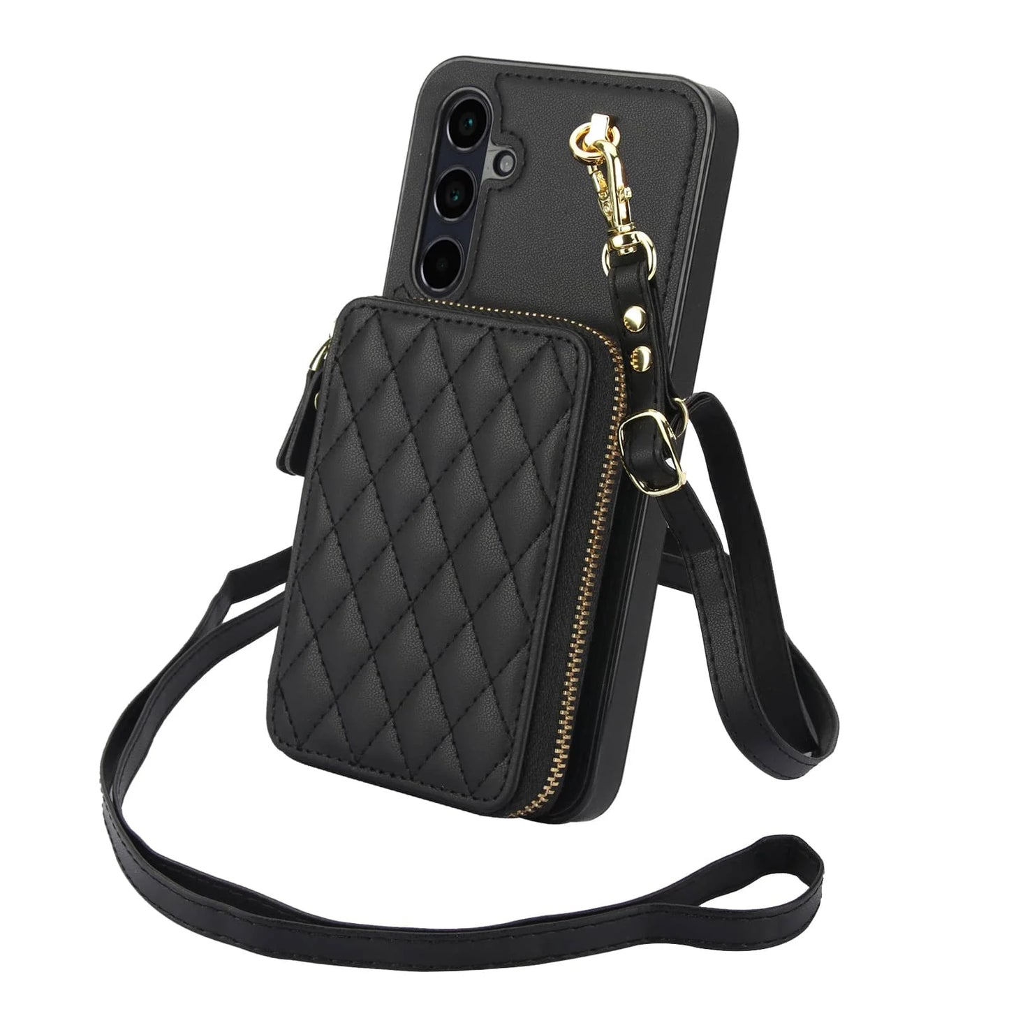 Luxury Crossbody Wallet Phone Case for Samsung Galaxy &nbsp;Card Holder, Strap, Shockproof Protection