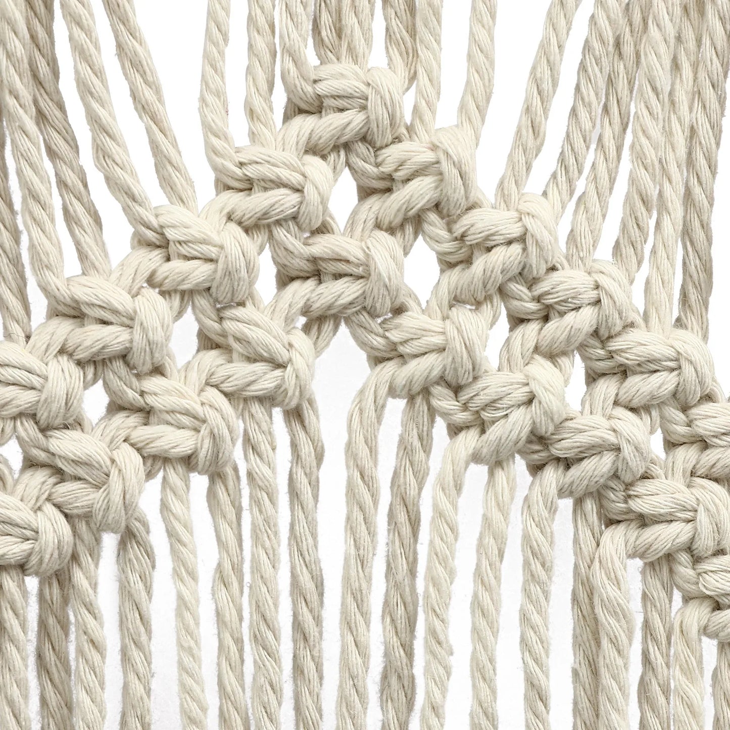Bohemian Woven Macrame Door Curtain. Decorative Hanging Room Divider