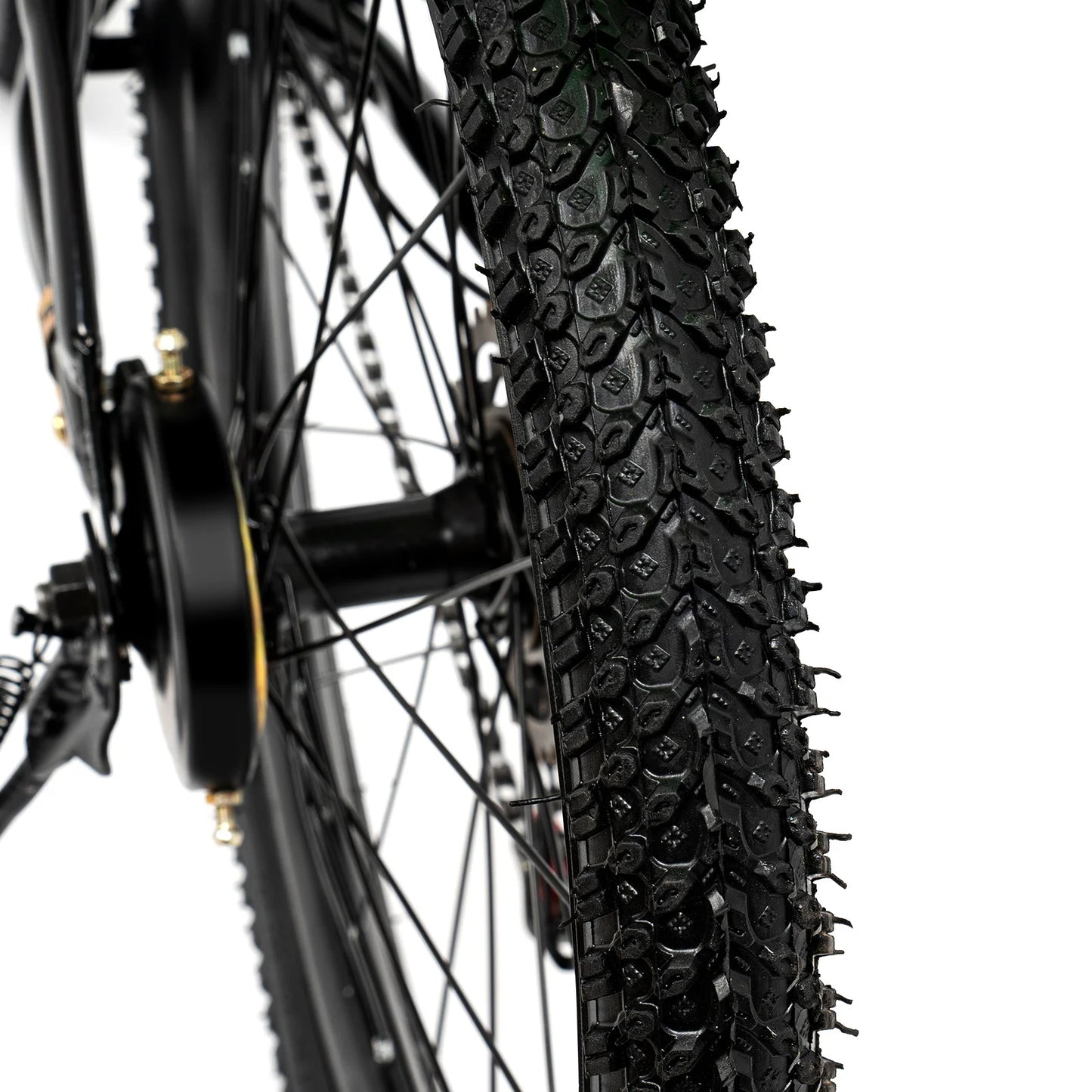 20-Inch 7-Speed Mountain Bike . Kids Bicycle with Adjustable Seat, Front Suspension & Dual Disc Brakes