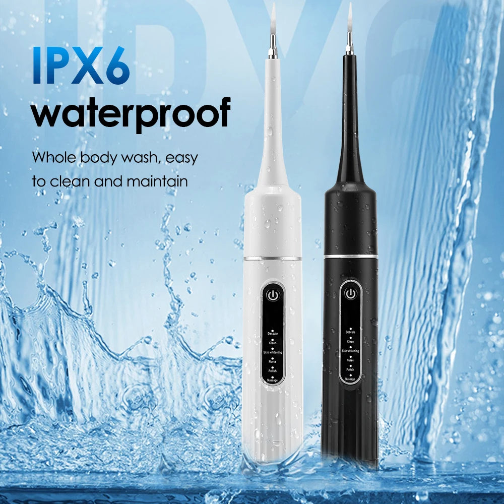 2 and 1 Electric Teeth Ultrasonic Electric Toothbrush Cleaner Dental Scaler Teeth Whitening Tartar Removal Sonic Tooth Brush