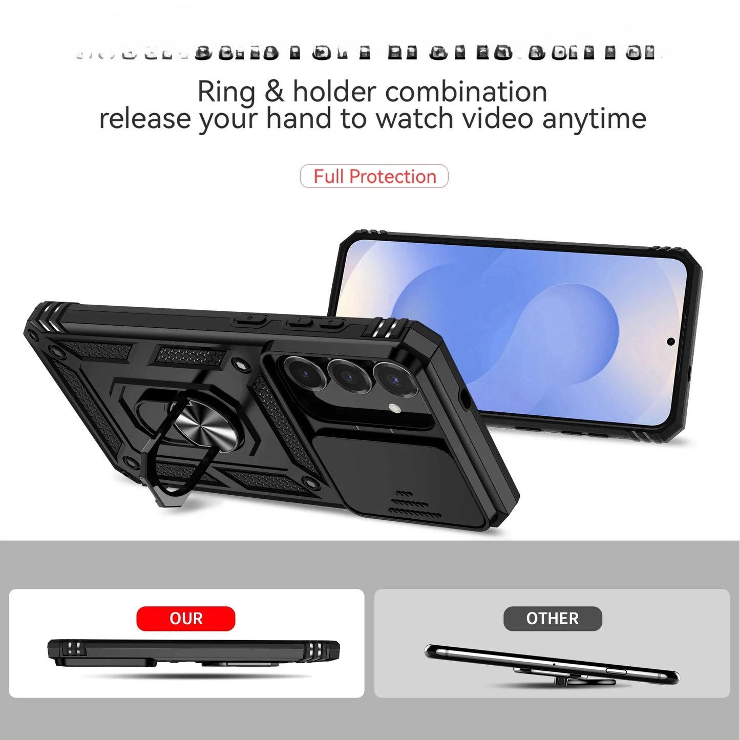 Heavy Duty Magnetic Armor Phone Case