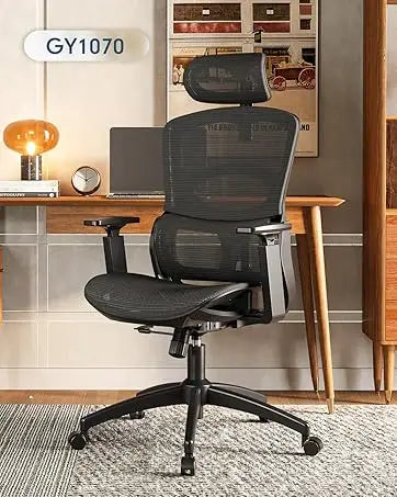 Ergonomic High Back Office Chair with Headrest & Flip Up Arms