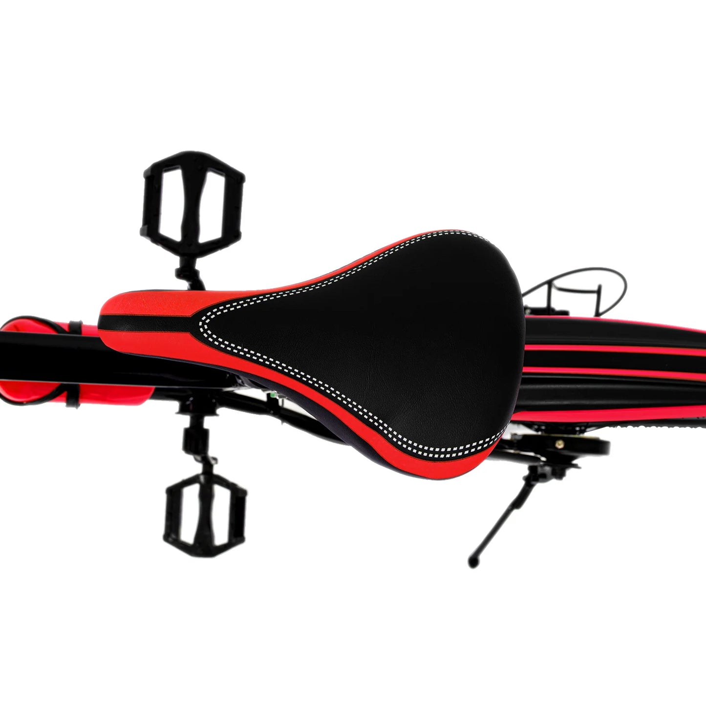 20-Inch 7-Speed Mountain Bike . Kids Bicycle with Adjustable Seat, Front Suspension & Dual Disc Brakes