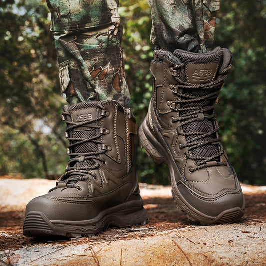 Mens Hiking Boots Combat Walking Casual Tactical Boots