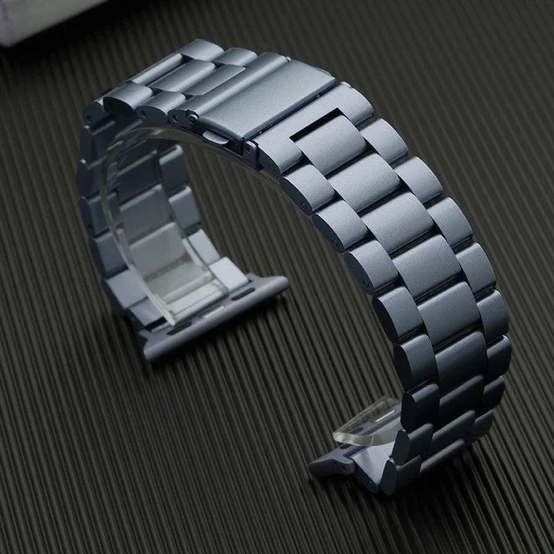 Premium Stainless Steel Apple Watch Band .Luxury Metal Replacement Strap