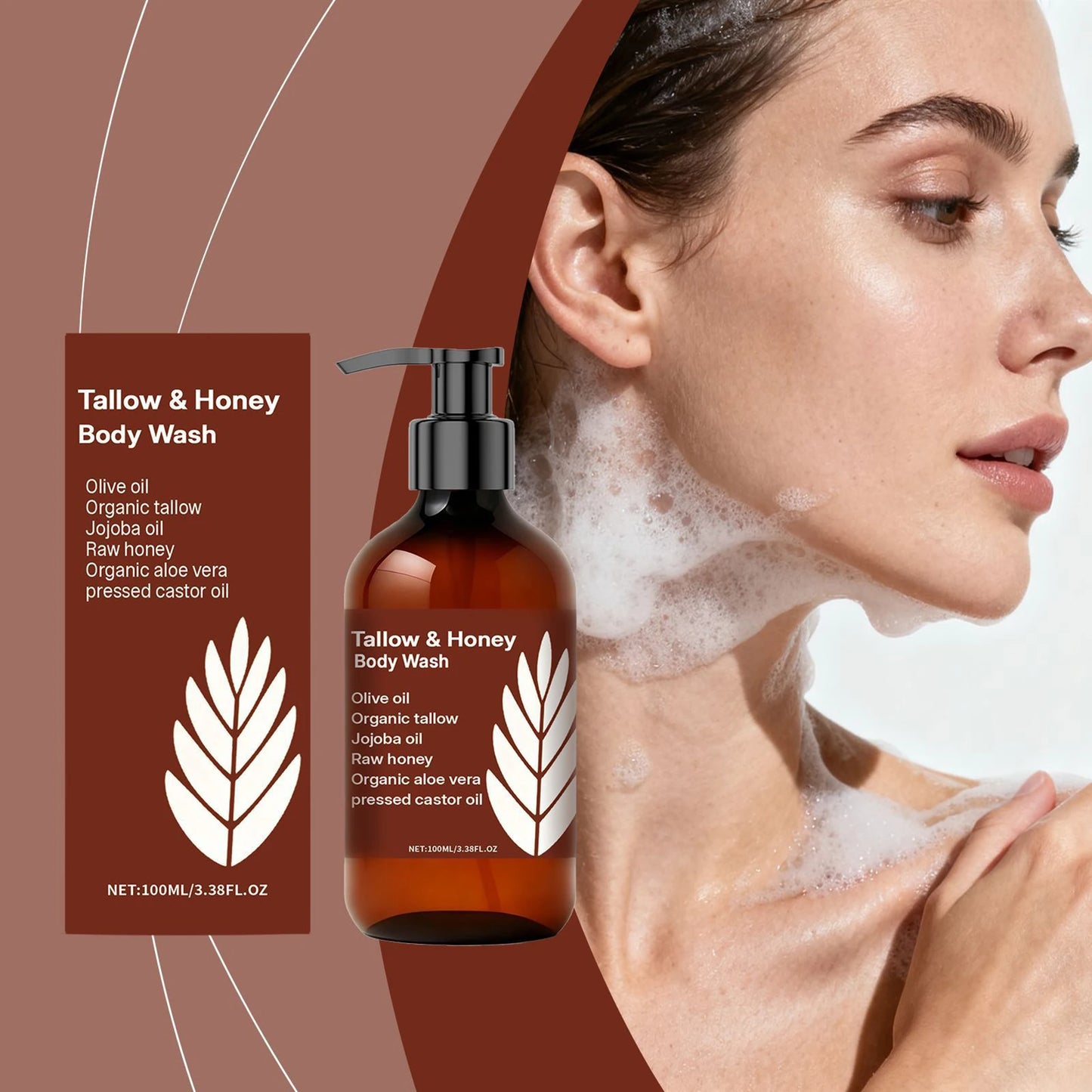 Honey Hydrating Body Wash for Soft Smooth Skin