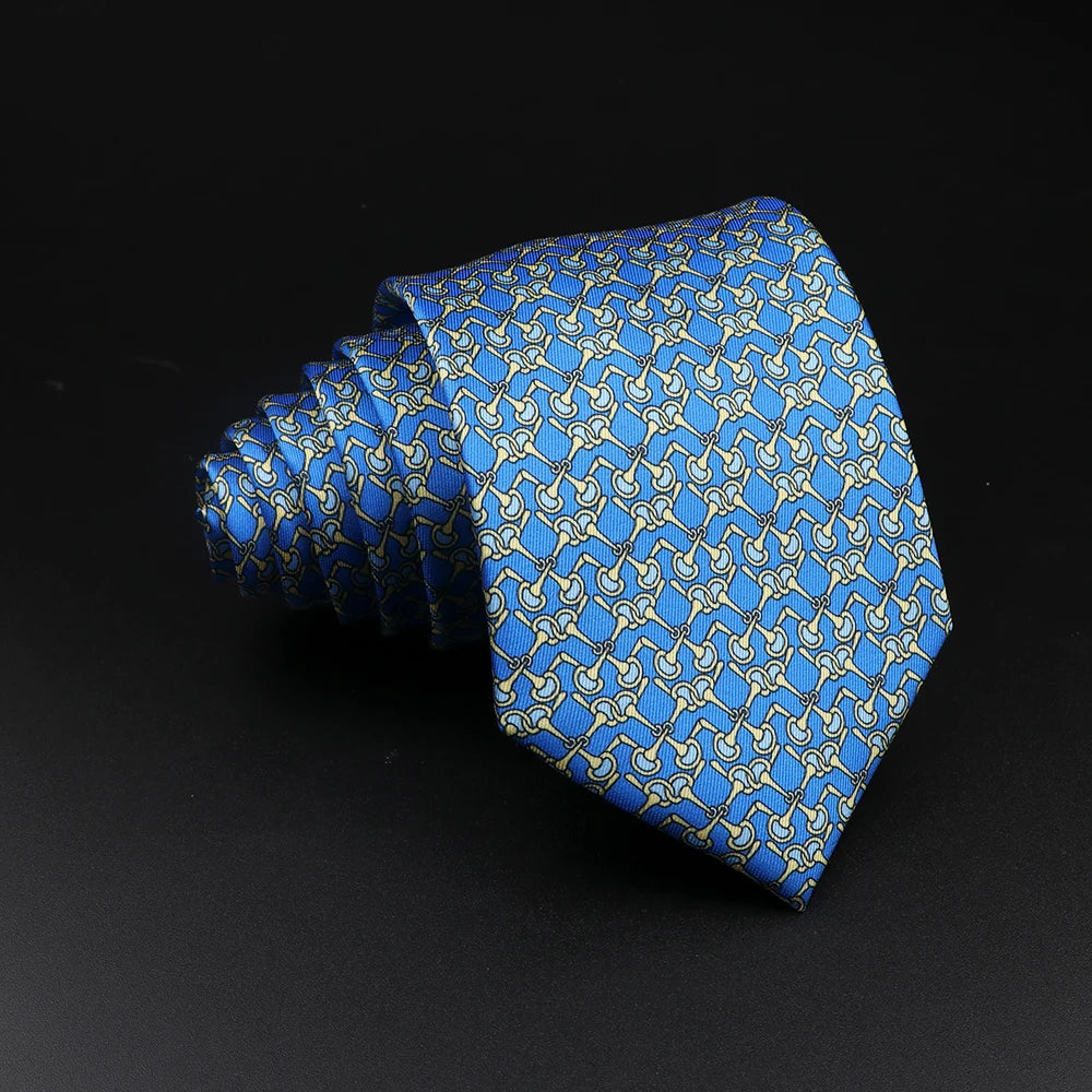 51 Styles Men's Silk Ties Jacquard Striped Plaid Floral Necktie Accessories Daily Wear Shirt Suit Cravat Wedding Party Gift