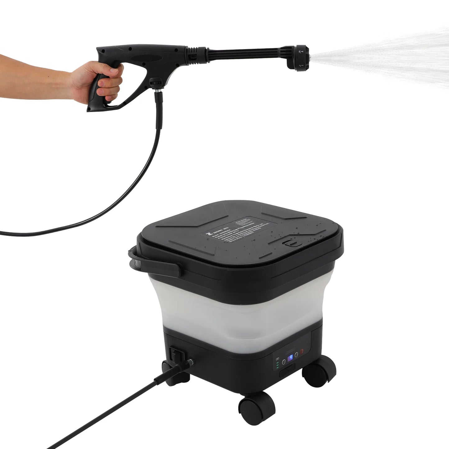 Cordless Portable Pressure Washer 23Bar Rechargeable High Pressure Cleaner for Cars, Patios & Outdoor Cleaning  Product Description