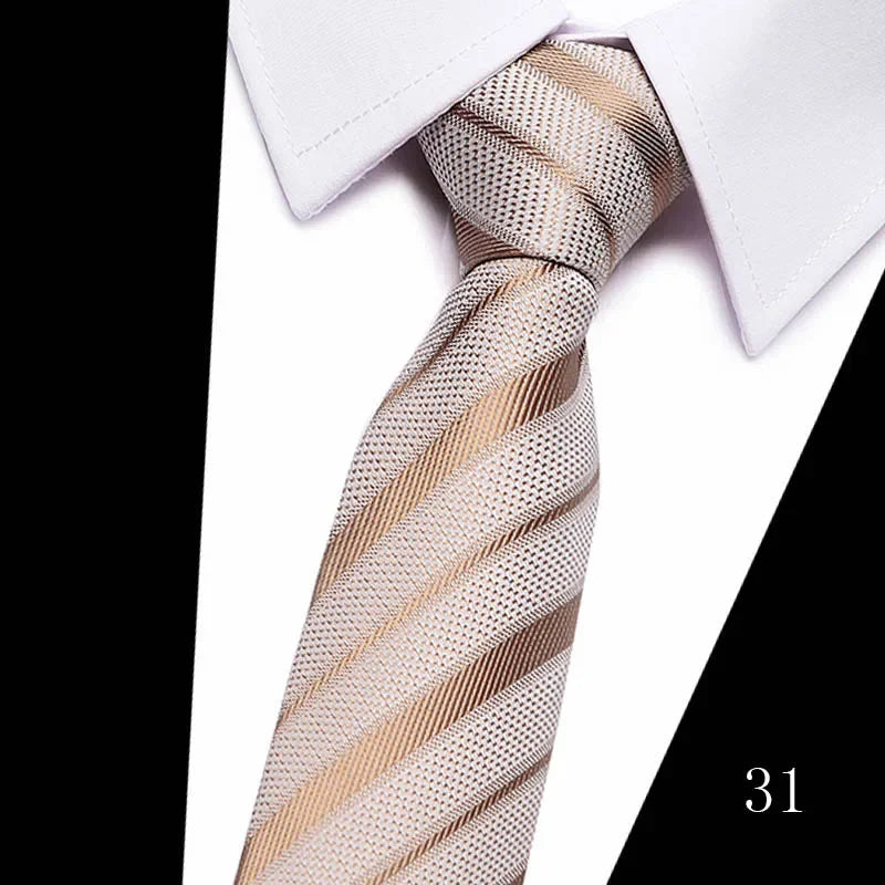 Luxury Men’s Fashion Necktie.Business, Wedding & Formal Tie