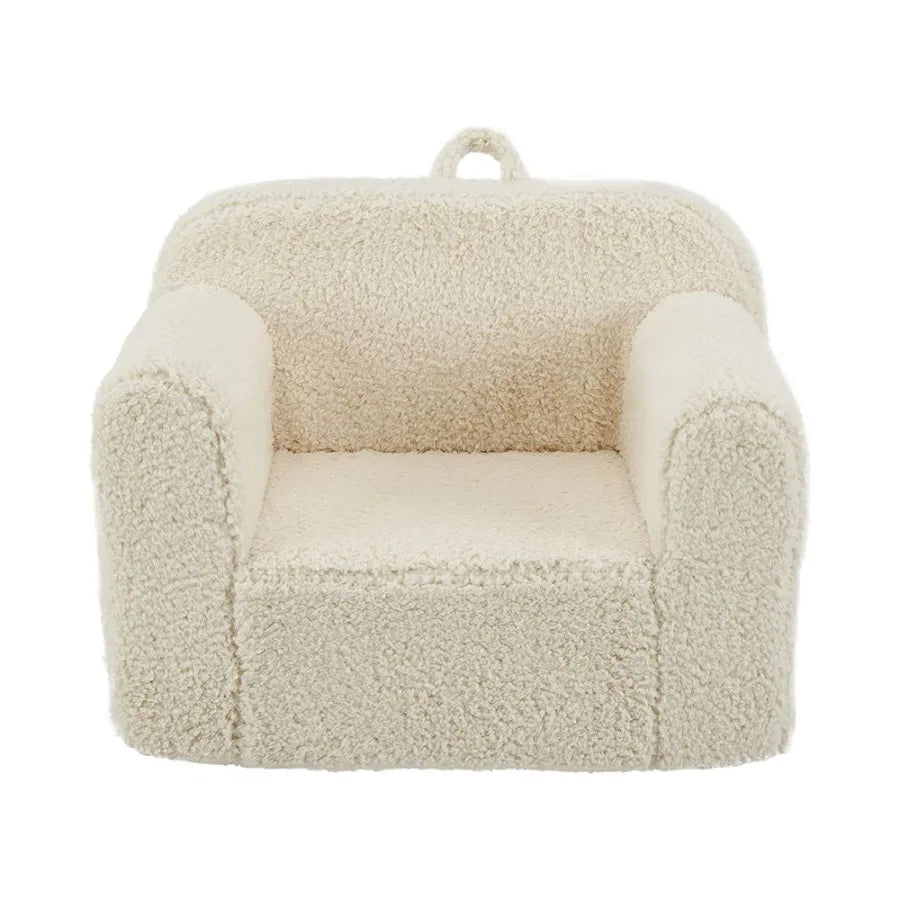 Sherpa Toddler Armchair Sofa .Cozy Plush Kids Lounge Chair for Boys & Girls