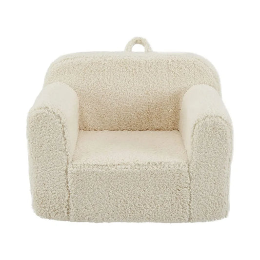 Sherpa Toddler Armchair Sofa .Cozy Plush Kids Lounge Chair for Boys & Girls